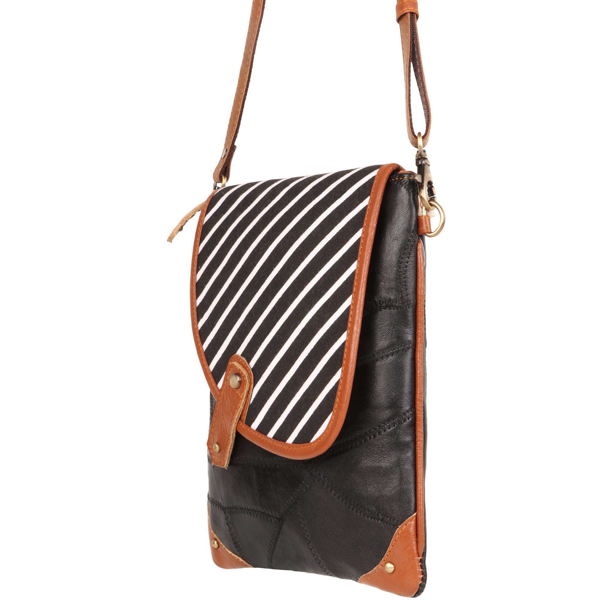 Express Noho Crossbody - Upcycled Genuine Leather - BagNook