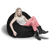 Jaxx 4 ft Cocoon Kids Bean Bag, Black - BagNook