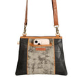 Load image into Gallery viewer, Noa Angled Crossbody Bag - Carbon Grey - Upcycled - BagNook
