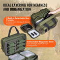 Load image into Gallery viewer, VEVOR Tactical Pistol Bag with 2 Pistol Cases - Green - BagNook
