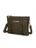 Load image into Gallery viewer, (olive)Elsie Multi Compartment Crossbody Bag by Mia k - BagNook
