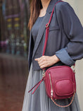 Load image into Gallery viewer, (red)Winona Vegan Leather Crossbody by Mia k - BagNook
