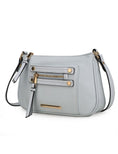 Load image into Gallery viewer, (light blue)Essie Crossbody Vegan Leather by Mia k - BagNook
