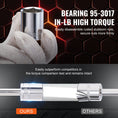 Load image into Gallery viewer, VEVOR Mechanics Tool/Socket Set, 1/4" 3/8" 1/2" 450pc SAE and Metric - BagNook
