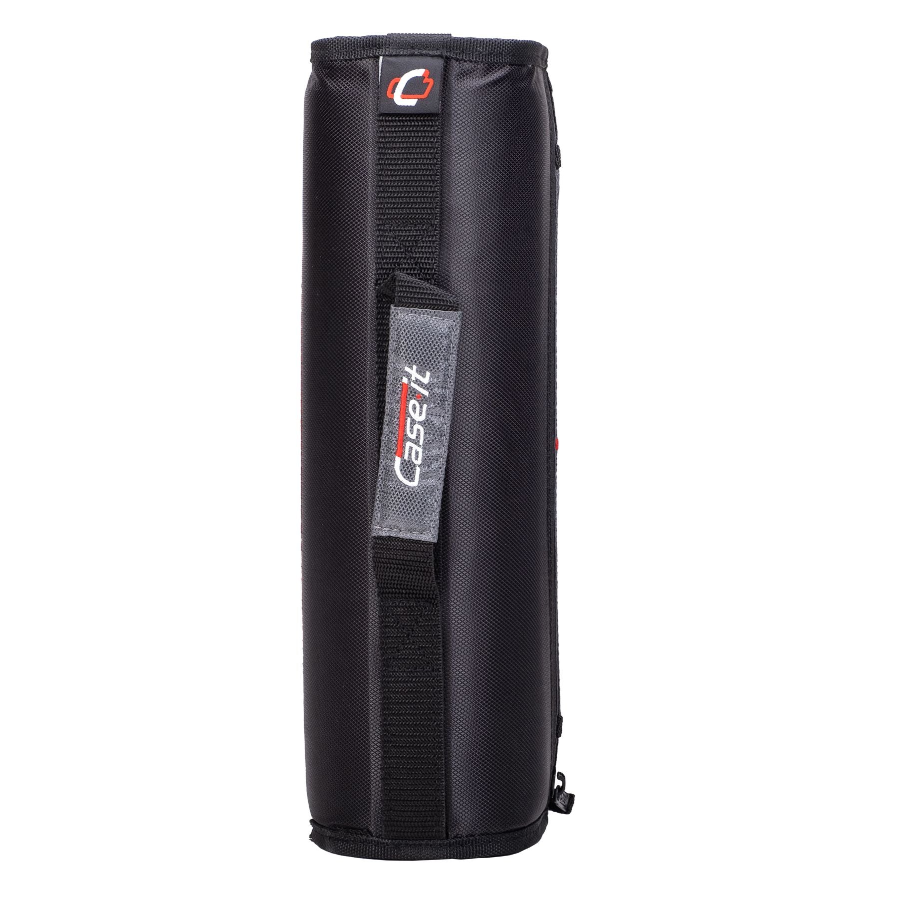 (jet black)The Mighty Zip Tab-3 Inch Zipper Binder w/Removeable Folder - BagNook