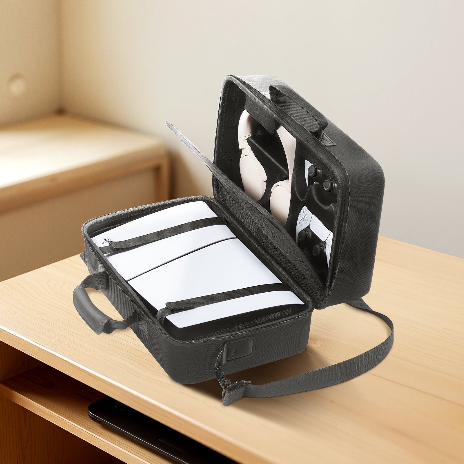 PS5 Carrying Case Travel Bag for PS5 Slim EVA Soft Lining - BagNook
