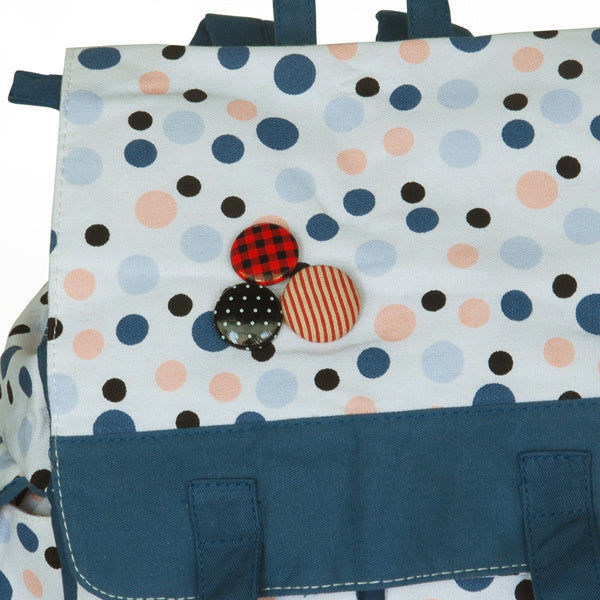 Date with Sun Fabric Art School Daypack - BagNook