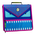 Load image into Gallery viewer, (purple)The Dual Monster - 2-1.5in D Ring Zipper Binders w/Pencil Case - BagNook
