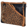 Load image into Gallery viewer, Grayson Wide Cheetah Leather Crossbody - BagNook
