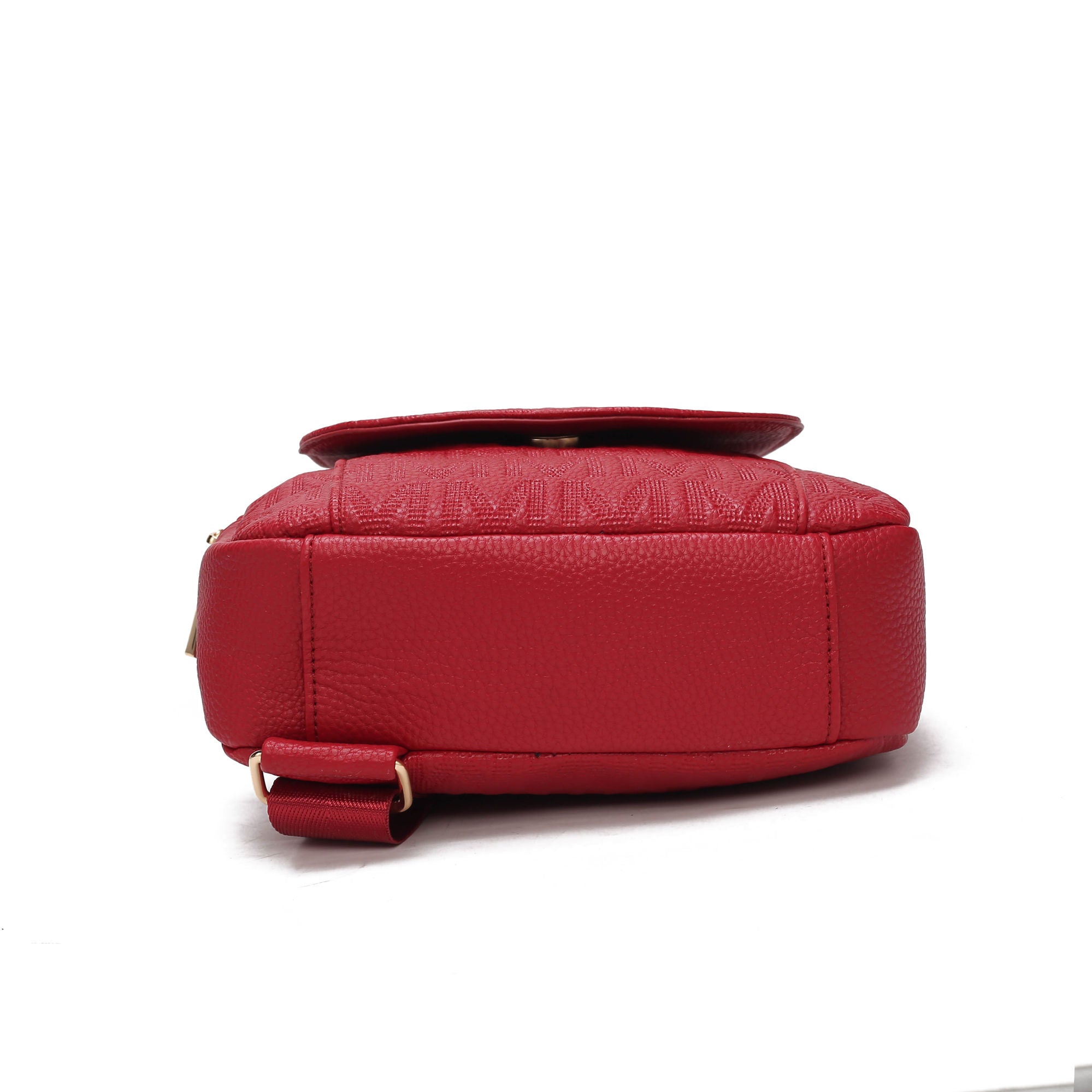 (red)Cleisy M Embossed Women Sling Bag by MKF - BagNook