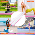 Load image into Gallery viewer, VEVOR Gymnastics Inflatable Air Mat, 4" Thick, 20ft Pink - BagNook
