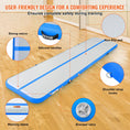 Load image into Gallery viewer, VEVOR Gymnastics Inflatable Air Mat, 4" Thick, 13ft Blue - BagNook

