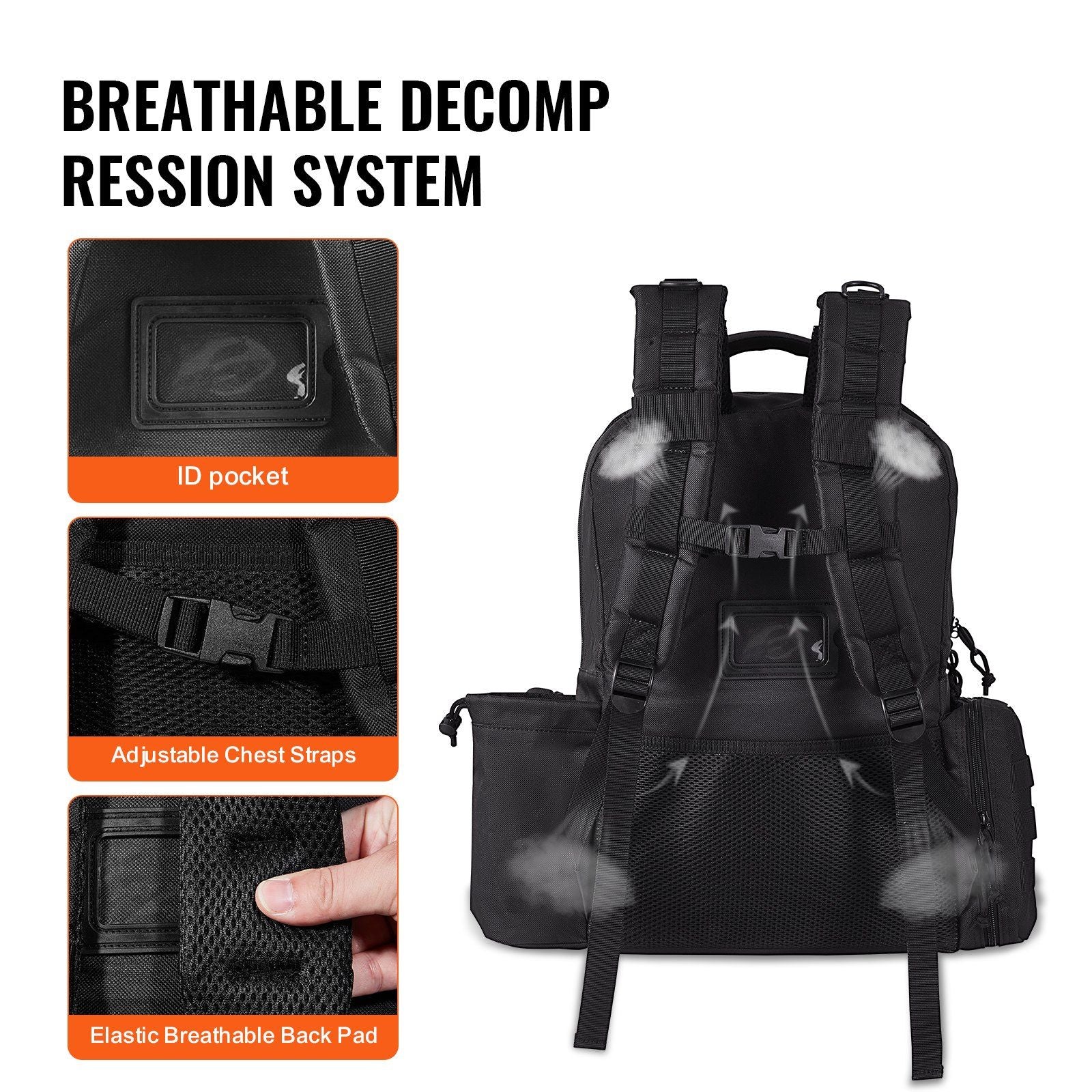 VEVOR Tactical Range Backpack for 6 Pistols - BagNook