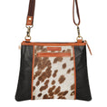 Load image into Gallery viewer, Noa Angled Crossbody Bag - Hairon - Upcycled Leather - BagNook
