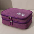 Load image into Gallery viewer, (purple)Waterproof Multi-Functional Digital Cable Storage Case - BagNook
