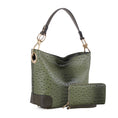 Load image into Gallery viewer, (green)Wandy Soft Vegan Leather Hobo & Wallet Set by Mia K - BagNook
