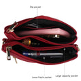 Load image into Gallery viewer, (red)Elsie Multi Compartment Crossbody Bag by Mia k - BagNook
