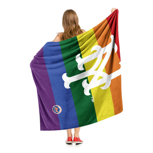 PRIDE SERIES - METS - Silk Touch Sherpa Throw Blanket - BagNook