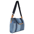 Load image into Gallery viewer, Helly Denim Crossbody w/Handles - Upcycled - BagNook
