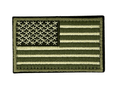 Load image into Gallery viewer, (army green)Tactical USA Flag Patch w/Detachable Backing - BagNook
