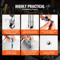 Load image into Gallery viewer, VEVOR 131 PCS Helicoil Thread Repair Kit SAE Tool 1/4 5/16 3/8 7/16 1/2 in UNC - BagNook
