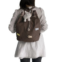 Load image into Gallery viewer, Catch the Fish 100% Cotton Fabric Art School Daypack - BagNook
