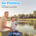 Load image into Gallery viewer, (blue)Kids Starter Kit Fishing Pole Set - BagNook
