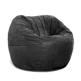 Jaxx Saxx 3 ft Round Bean Bag - Black - BagNook