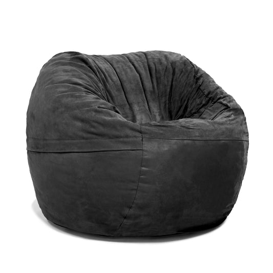 Jaxx Saxx 3 ft Round Bean Bag - Black - BagNook