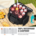 Load image into Gallery viewer, VEVOR Cooler Bag, 20L Insulated w/Molle Design, Black - BagNook
