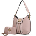 Load image into Gallery viewer, (pink)Torri Hobo Shoulder Bag with Wallet by Mia K - BagNook
