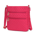 Load image into Gallery viewer, (fuchsia)Lainey Solid Quilted Crossbody by Mia K - BagNook
