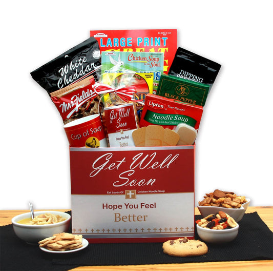 Gift Basket | Chicken Noodle Soup Get Well Gift Box - BagNook