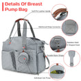 Load image into Gallery viewer, (lightblue)Breast Pump Diaper Tote Bag - BagNook
