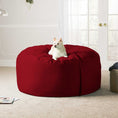 Load image into Gallery viewer, Jaxx Saxx 5 Ft Large Bean Bag, Cinnabar - BagNook
