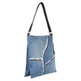 Load image into Gallery viewer, Lyla Patchwork Denim Hobo Bag - Upcycled - BagNook
