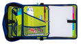 Load image into Gallery viewer, (red)The Dual Monster - 2-1.5in D Ring Zipper Binders w/Pencil Case - BagNook
