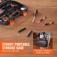 Load image into Gallery viewer, VEVOR 96pc Household Hand Tool Set w/Cordless Screwdriver - BagNook
