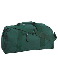 (forest green)Game Day Large Duffel w/Adjustable Shoulder Strap - BagNook