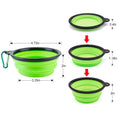 Load image into Gallery viewer, 4pc Silicone Collapsible Dog Bowls - BPA Free - BagNook
