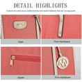 Load image into Gallery viewer, (peach ivory)Kindred Oversize Tote Vegan Leather by Mia k - BagNook
