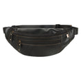 Load image into Gallery viewer, VAAN & CO. - Fanny Pack w/Front Pocket - Black - BagNook
