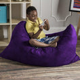Load image into Gallery viewer, Jaxx 3.5 Ft Pillow Saxx Kids Bean Bag, Grape - BagNook
