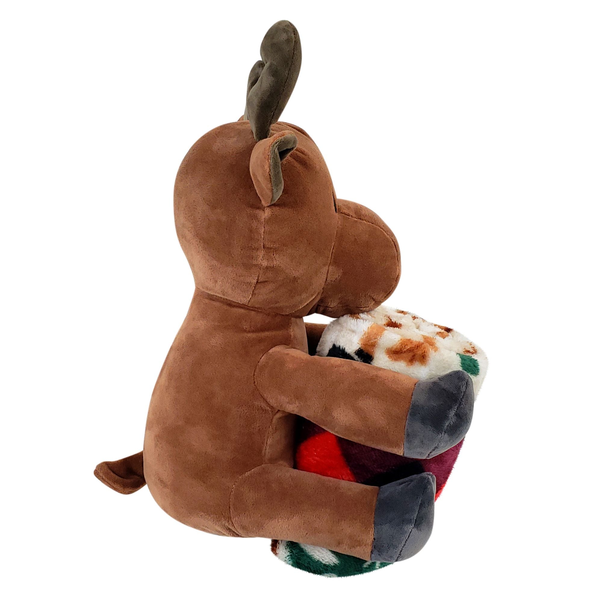 Rollee Pollee Moose Parade - Throw Blanket & Hugger Set - BagNook