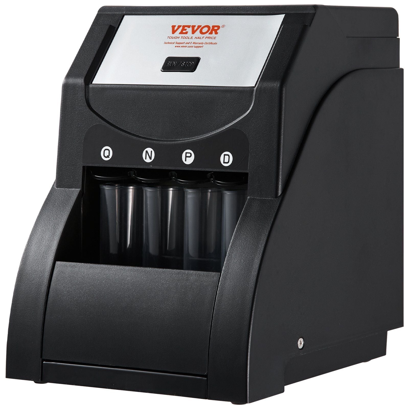 VEVOR USD Coin Sorter & Wrapper - 5¢ 10¢ 25¢, Sorts up to 230 Coins/min - BagNook