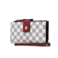 Load image into Gallery viewer, (red)Solene Circular Print Wristlet Wallet by Mia K - BagNook
