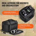 Load image into Gallery viewer, VEVOR Range Bag for 3 Pistols Shoulder Strap-Black - BagNook
