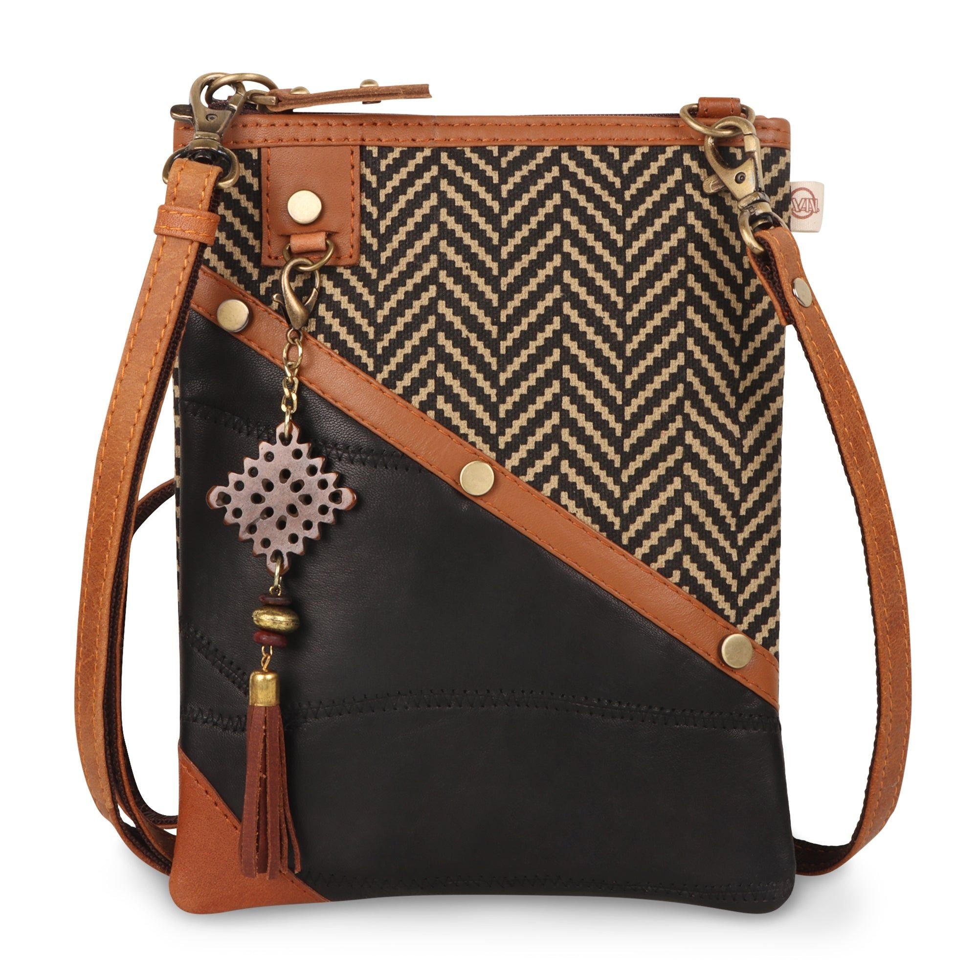 Carter Crossbody - Suede Genuine Leather - BagNook