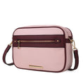 Load image into Gallery viewer, (blush-burgundy)Jimena Crossbody Pouch Handbag by Mia K - BagNook
