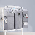 Load image into Gallery viewer, (gray)Storage Organizer for Crib - BagNook

